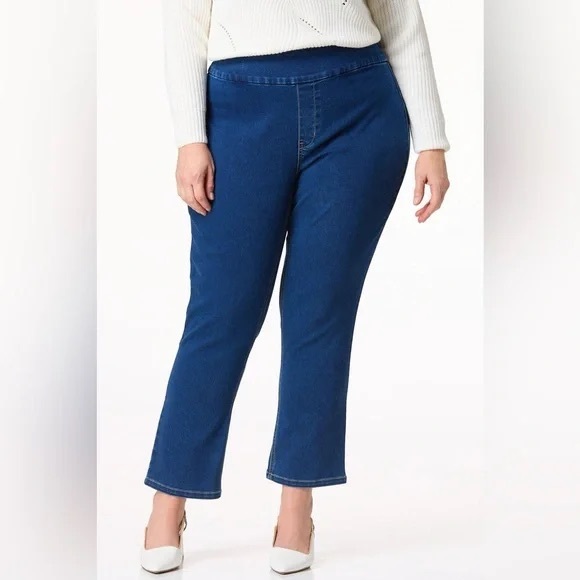 CATO | PLUS SIZE GIRL ON THE GO KICK FLARE JEANS - Picture 3 of 4